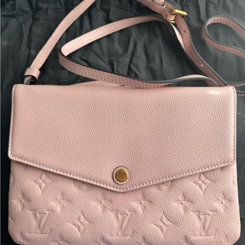 Authentic Louis Vuitton Empreinte Twice Rose Ballerine - Picture 12 of 12